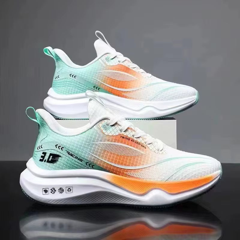Summer New Ultra Light Running Shoes Men Breathable Sports Sneakers Lightweight Shock-Absorbing Soft Soles Shoes for Student