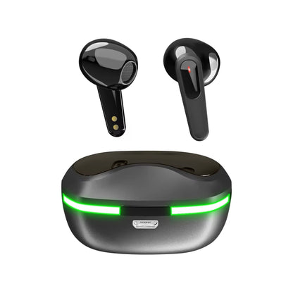 TWS Pro60 Wireless Bluetooth-Compatible Headset with Mic Earbuds Noise Cancelling Stereo Earphone Sports Mini Wireless Headphone
