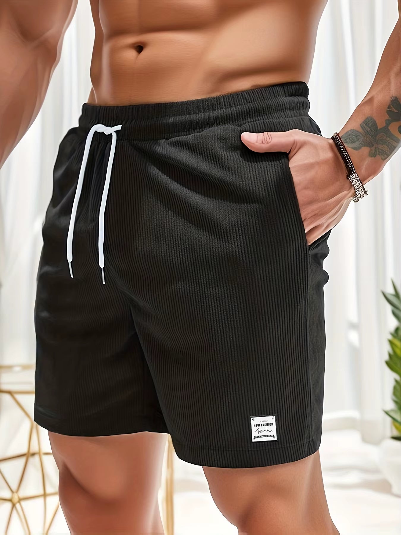 Summer New Arrival Sports Short Men New Comfortable Elastic Waist Clothing Malebreathable Short Trousers, Casual Shorts for Men