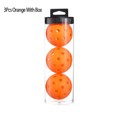Pickleball 74MM Durable 40 Holes Outdoor Box 3/4/6Pcs Pickleballs Outdoor Sport for Competition High Elasticity Pickleball Packs