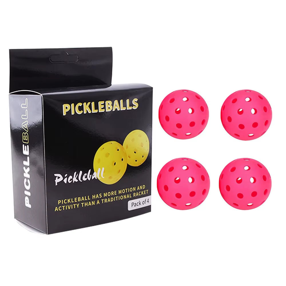 Pickleball 74MM Durable 40 Holes Outdoor Box 3/4/6Pcs Pickleballs Outdoor Sport for Competition High Elasticity Pickleball Packs